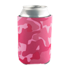 Beverage Insulator Cooler Pocket Can Coolies Pink Camo