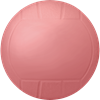 Mini Vinyl Volleyball Pink