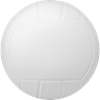 Mini Vinyl Volleyball White