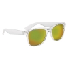 Crystalline Mirrored Malibu Sunglasses Yellow