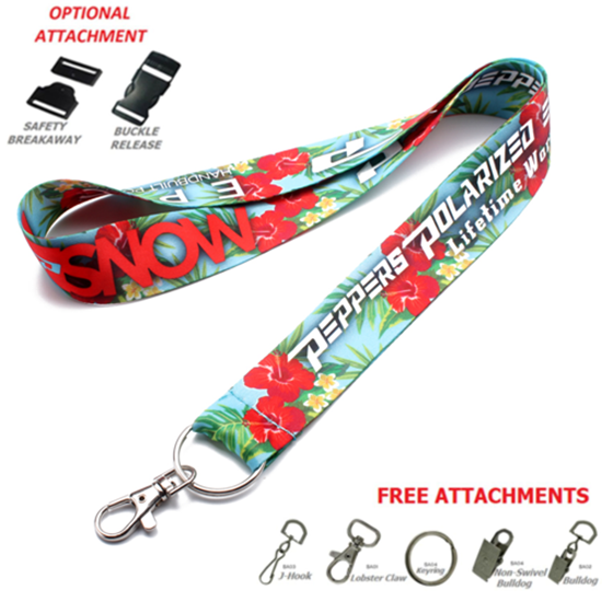 1" Dye-Sublimation Lanyards