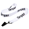 1" Dye-Sublimation Lanyards Black Attachment