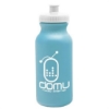 20 oz Bike Bottle with Push Pull Light Blue