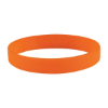 Custom Debossed Silicone Wristbands - 8" x 1/2" Orange