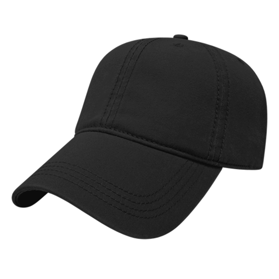 Black Relaxed Golf Cap