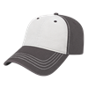 White/Charcoal Relaxed Golf Cap