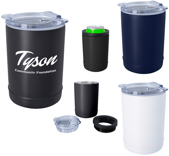 2-In-1 Copper Insulated Beverage Holder And Tumbler