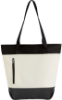 Color Zip Tote Black