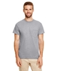 Gildan DryBlend 50 Cotton/50 Poly Pocket T-Shirt Graphite Heather