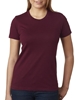 Next Level Apparel Ladies T-Shirt Maroon