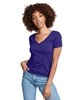 Next Level Apparel Ladies' Ideal V Neck Purple Rush