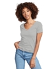 Next Level Apparel Ladies' Ideal V Neck Silver