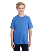 Gildan Youth 50/50 T-Shirts Heather Sport Royal