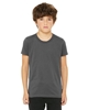 Bella + Canvas Youth Jersey T-Shirts Asphalt