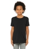 Bella + Canvas Youth Jersey T-Shirts Black