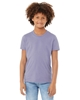 Bella + Canvas Youth Jersey T-Shirts Dark Lavender