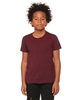 Bella + Canvas Youth Jersey T-Shirts Maroon