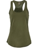 Next Level Apparel Ladies' Gathered Racerback Tanks Military Green