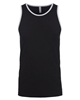 Next Level Apparel Men's Cotton Tank Black Heather Grey