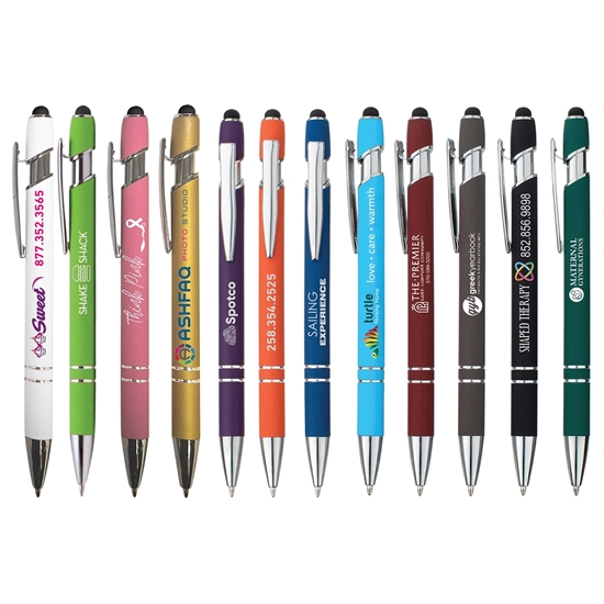 The Alexandria Satin-Touch Stylus Pens