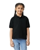 Gildan Youth 50/50 Jersey Polos Black