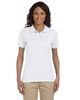 Jerzees Ladies' SpotShield™ Jersey Polos White