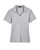 Devon & Jones Ladies' Pima Piqué Y-Collar Polos Grey Heather