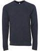 Bella + Canvas Unisex Sponge Fleece Crewneck Sweatshirt Heather Navy