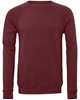 Bella + Canvas Unisex Sponge Fleece Crewneck Sweatshirt Maroon