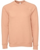 Bella + Canvas Unisex Sponge Fleece Crewneck Sweatshirt Peach