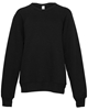 Bella + Canvas Youth Sponge Fleece Raglan Sweatshirts Black