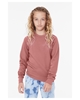 Bella + Canvas Youth Sponge Fleece Raglan Sweatshirts Mauve