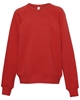 Bella + Canvas Youth Sponge Fleece Raglan Sweatshirts Red