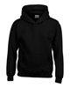 Gildan Youth Heavy Blend™ 8 oz., 50/50 Hooded Sweatshirts Black