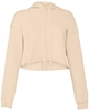 Bella + Canvas Ladies' Cropped Fleece Hoodie Heather Dust