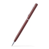 The Slim Metal Silver Pens Burgundy