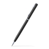 The Slim Metal Silver Pens Black