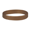 Custom Debossed Silicone Wristbands - 8" x 1/4" Metallic Gold