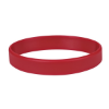 Custom Debossed Silicone Wristbands - 8" x 1/4" Maroon