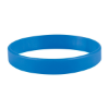 Custom Debossed Silicone Wristbands - 8" x 1/4" Royal Blue