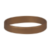 Custom Debossed Silicone Wristbands - 8" x 1" Metallic Gold