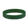 Custom Embossed Silicone Wristbands - 8" x 1" Forest Green