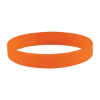  Custom Embossed Silicone Wristbands - 8" x 3/4" Orange