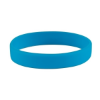 Custom Embossed Silicone Wristbands - 8" x 1/2" Light Blue