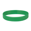 Custom Embossed Silicone Wristbands - 8" x 1/4" Kelly Green