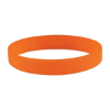 Custom Debossed Silicone Wristbands - 8" x 1/4" Orange