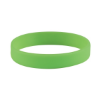 Custom Color Filled Debossed Silicone Wristbands - 8" x 1/4" Lime Green