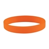 Custom Debossed Silicone Wristbands Orange