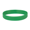 Custom Printed Embossed Silicone Wristbands - 8" x 3/4" Kelly Green