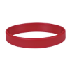 Custom Printed Embossed Silicone Wristbands - 8" x 1" Maroon